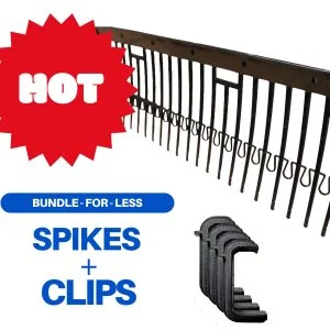Solar Panel Proofing Kit (35m), 125mm Spikes + 150/300 speed clips