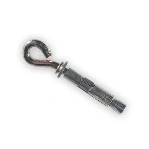 Mini Eye Bolt Sleeved Intermediate Fixing, BZP