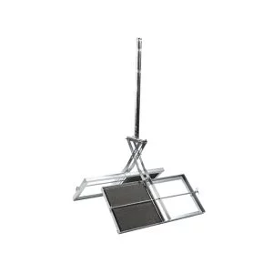 Non-Piercing Adjustable Ridge Mount 1m and 2m, Galvanised Steel