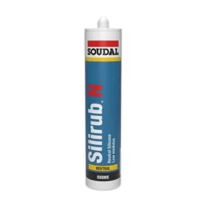 Silicone Adhesive 300ml Soudal Silirub N Clear
