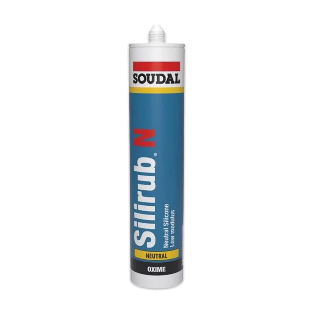 Silicone Adhesive 300ml Soudal Silirub N Clear