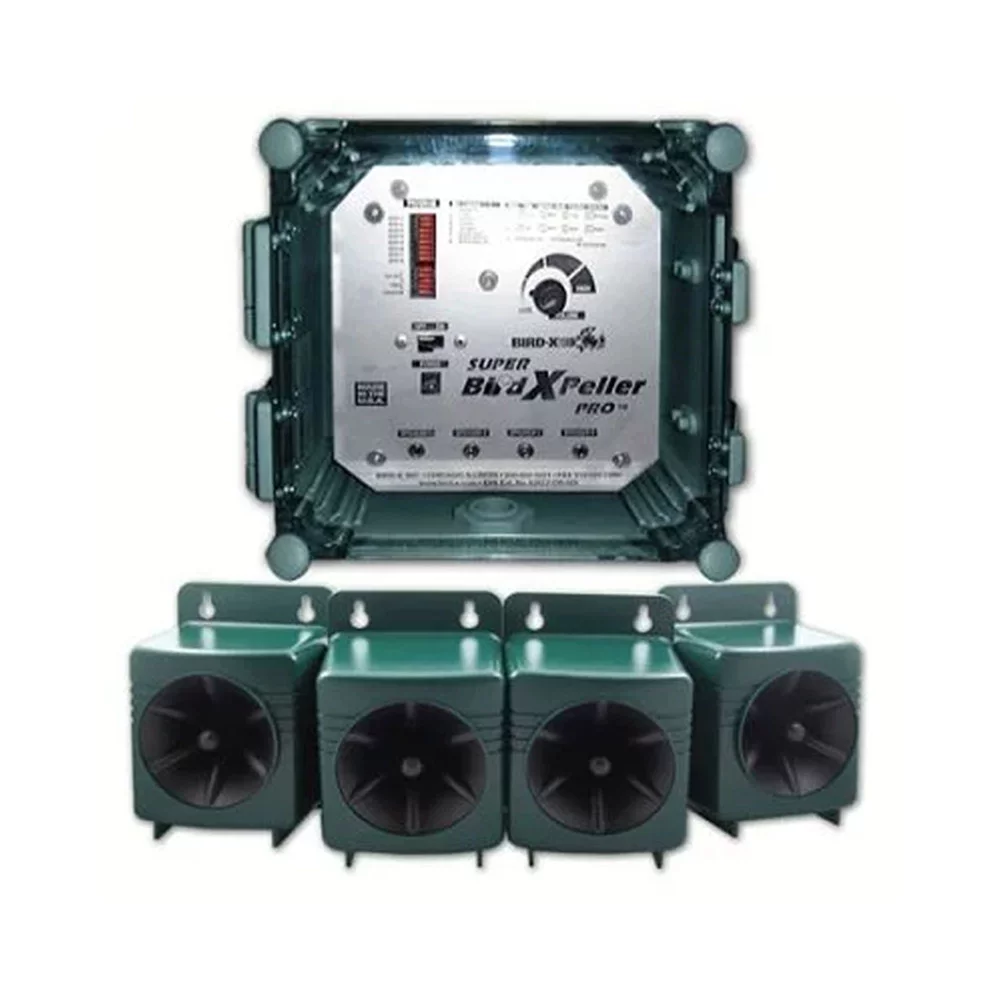Super BirdXPeller Pro 4-Channel Digital Bird Scarer Version 2