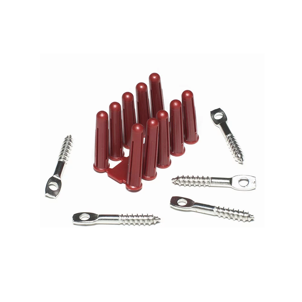 Screw Pin and Plug Masonry Anchor Fixing 10 Pack