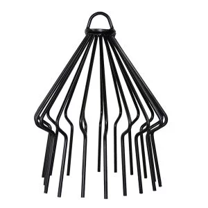 Decorative Universal Chimney Pot Guard Black