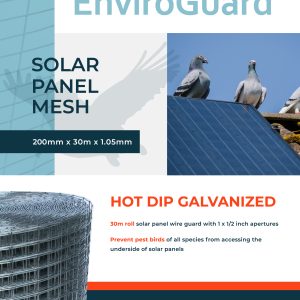 galvanized solar panel pigeon mesh