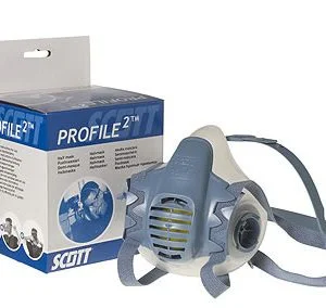 Scott Profile 2 Half Face Respirator (Filters Extra GC094)