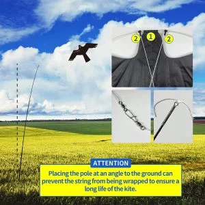 Hawk Kite Bird Scarer Spares