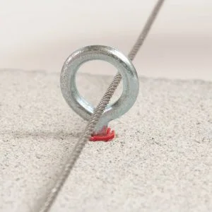 Screw Eye 40mm Masonry Intermediate Fixing X 100