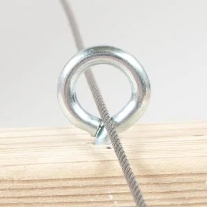 Screw Eye 40mm Masonry Intermediate Fixing X 100