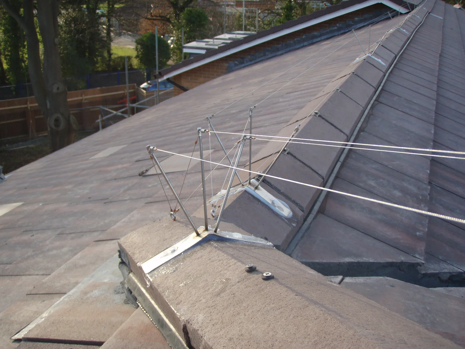 Triangular Seagull Post and Wire Kit For Triangular Ridge Tiles