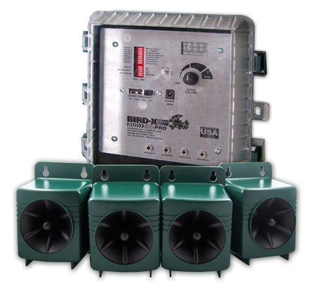 Repels Birds Electronic Acoustic Sound For All Birds with Remote Control 